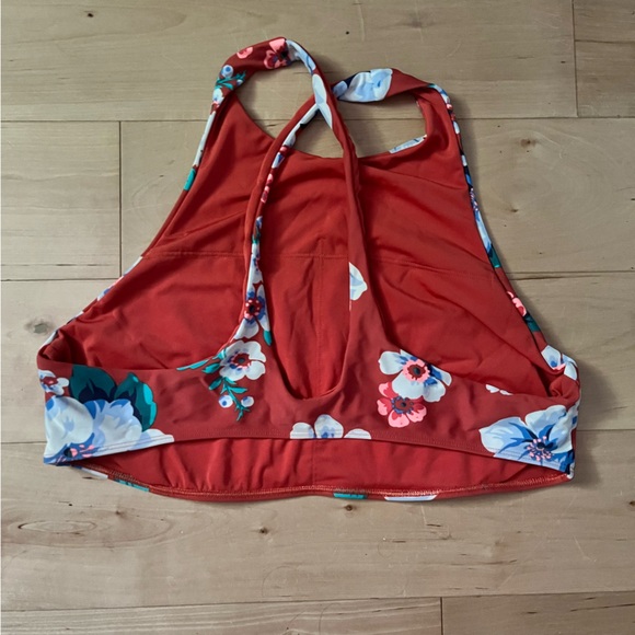 Aerie Crop High Neck Swim Top - Picture 2 of 2